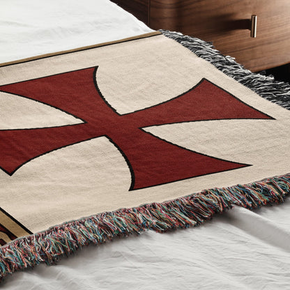 MyDesigns Ancient Orders I Deus Vult jacquard woven blanket