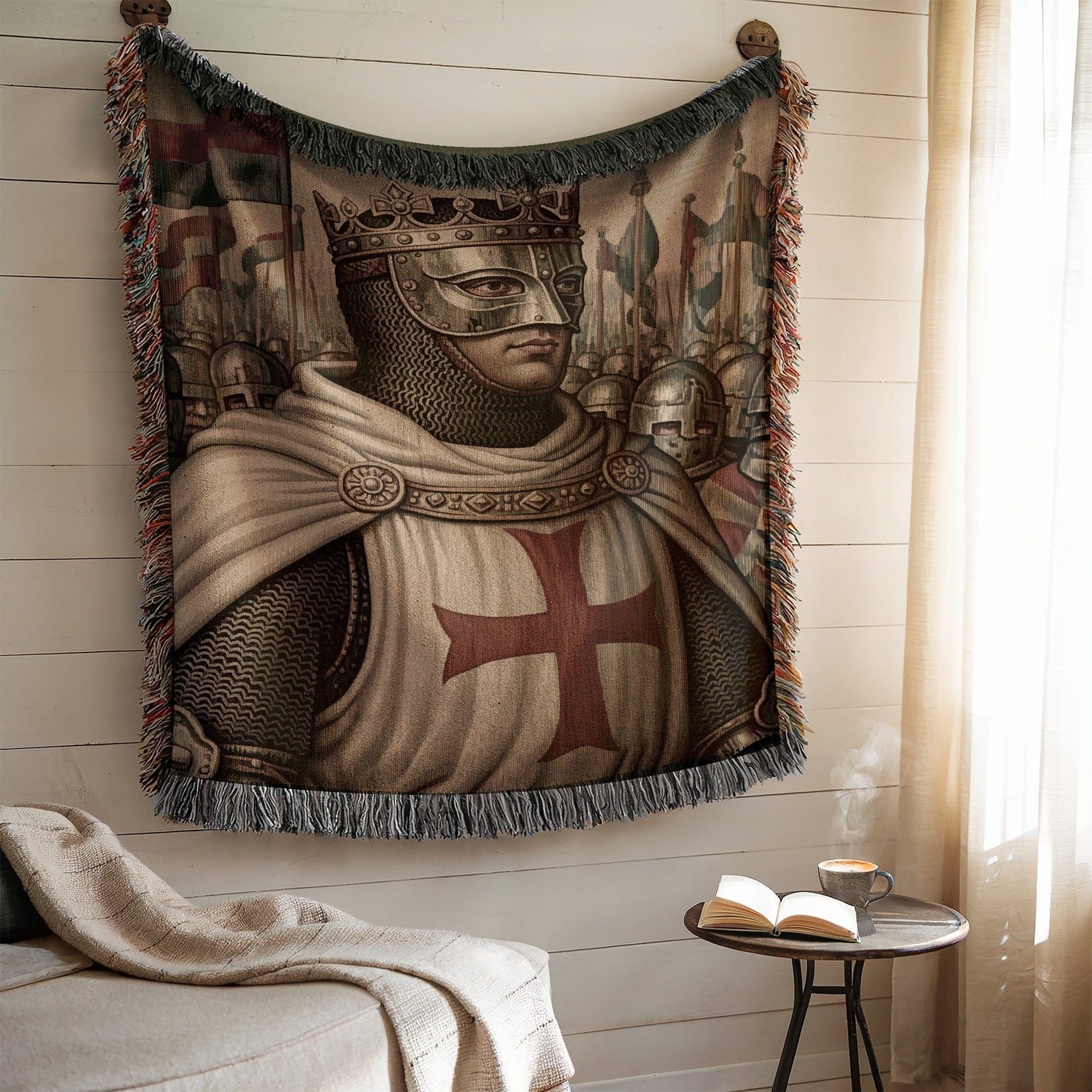 Medieval Knight Tapestry Wall Hanging Medieval Decor
