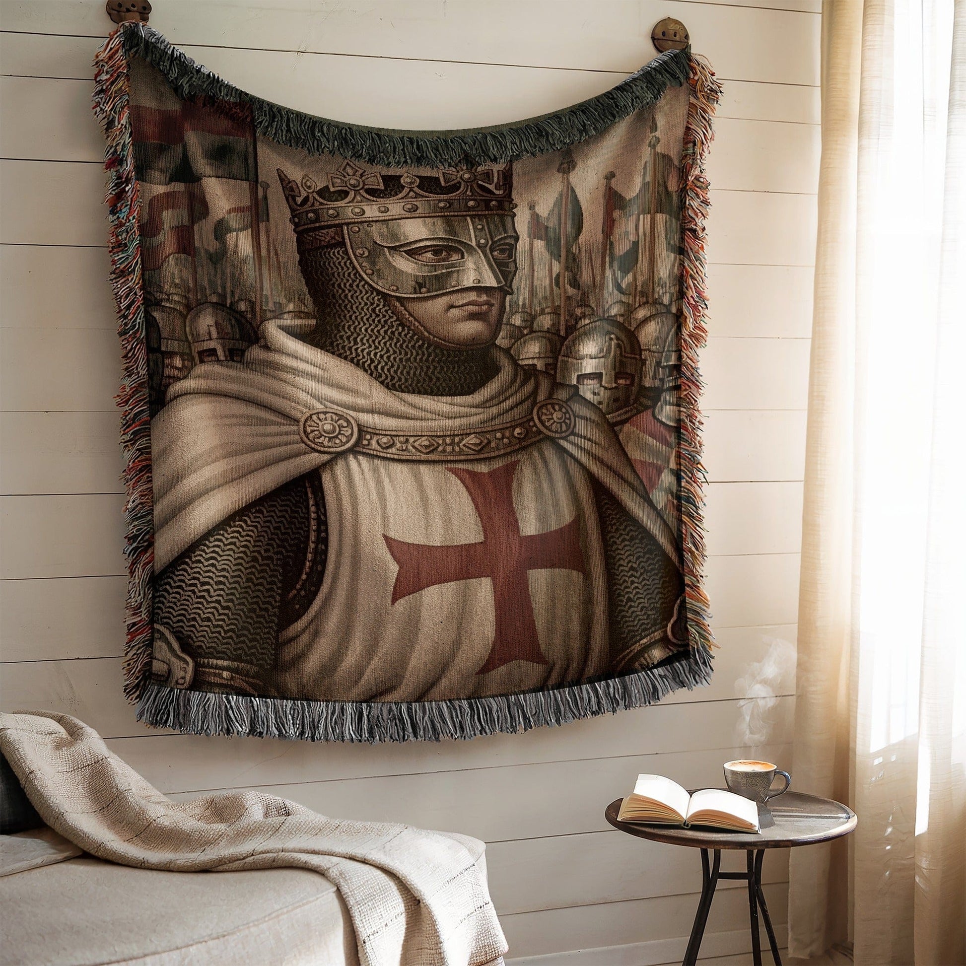 Medieval Knight Tapestry Wall Hanging Medieval Decor