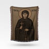 Sveta Petka Religious Figure Iconic Design Woven Blanket