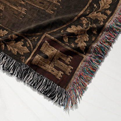 MyDesigns Order of Calatrava I Before the Castle Walls jacquard woven blanket