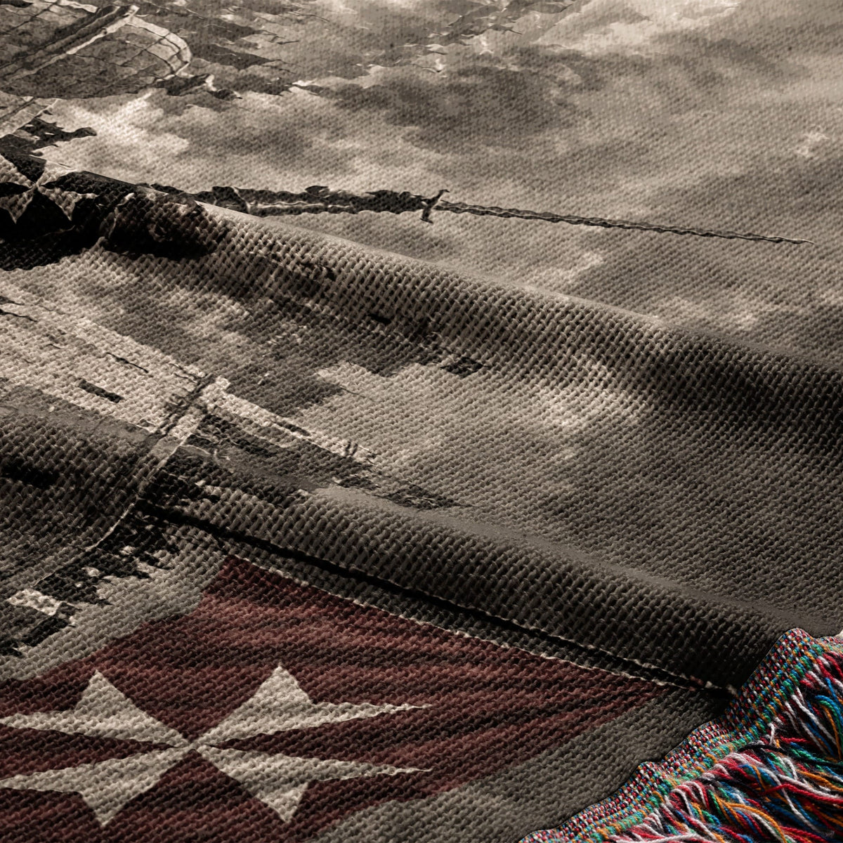 CalmNestStyle Knights of Malta Defending the Bastion Woven Blanket jacquard woven blanket