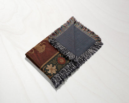 MyDesigns Crowned Together I Your Royal Couple Portrait jacquard woven blanket