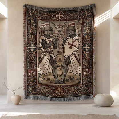 Medieval Knights Templar Wall Hanging Tapestry product