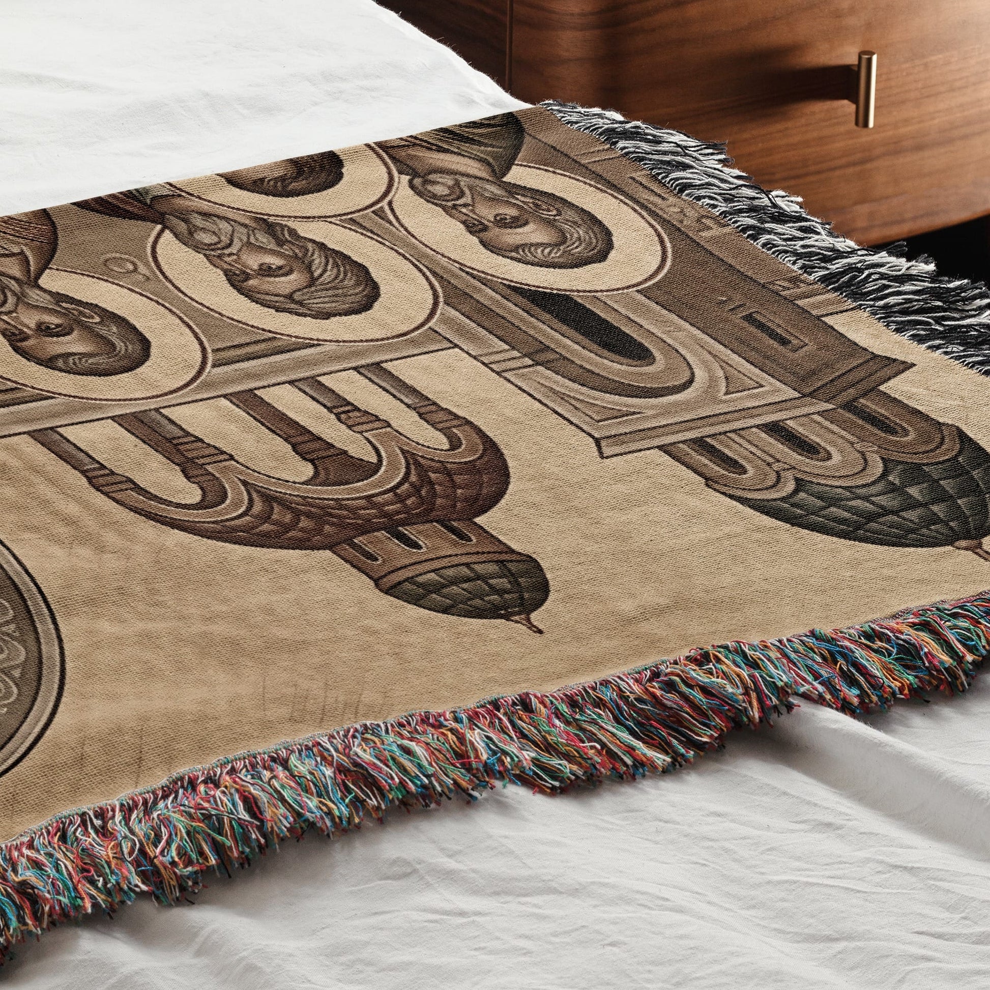 MyDesigns Holy City Last Supper Horizontal Tapestry - Byzantine Icon jacquard woven blanket