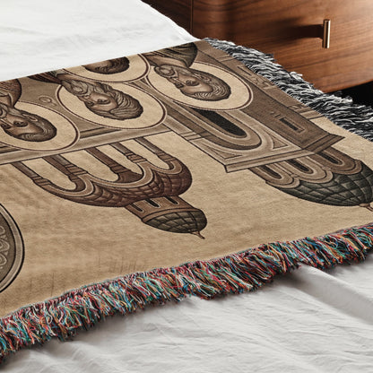 MyDesigns Holy City Last Supper Horizontal Tapestry - Byzantine Icon jacquard woven blanket