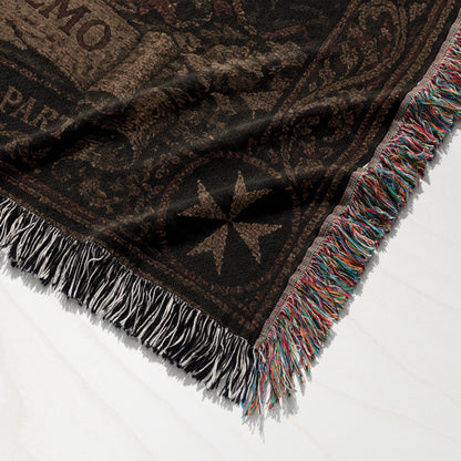 CalmNestStyle Fort Saint Elmo 1565 Hospitaller Woven Blanket jacquard woven blanket