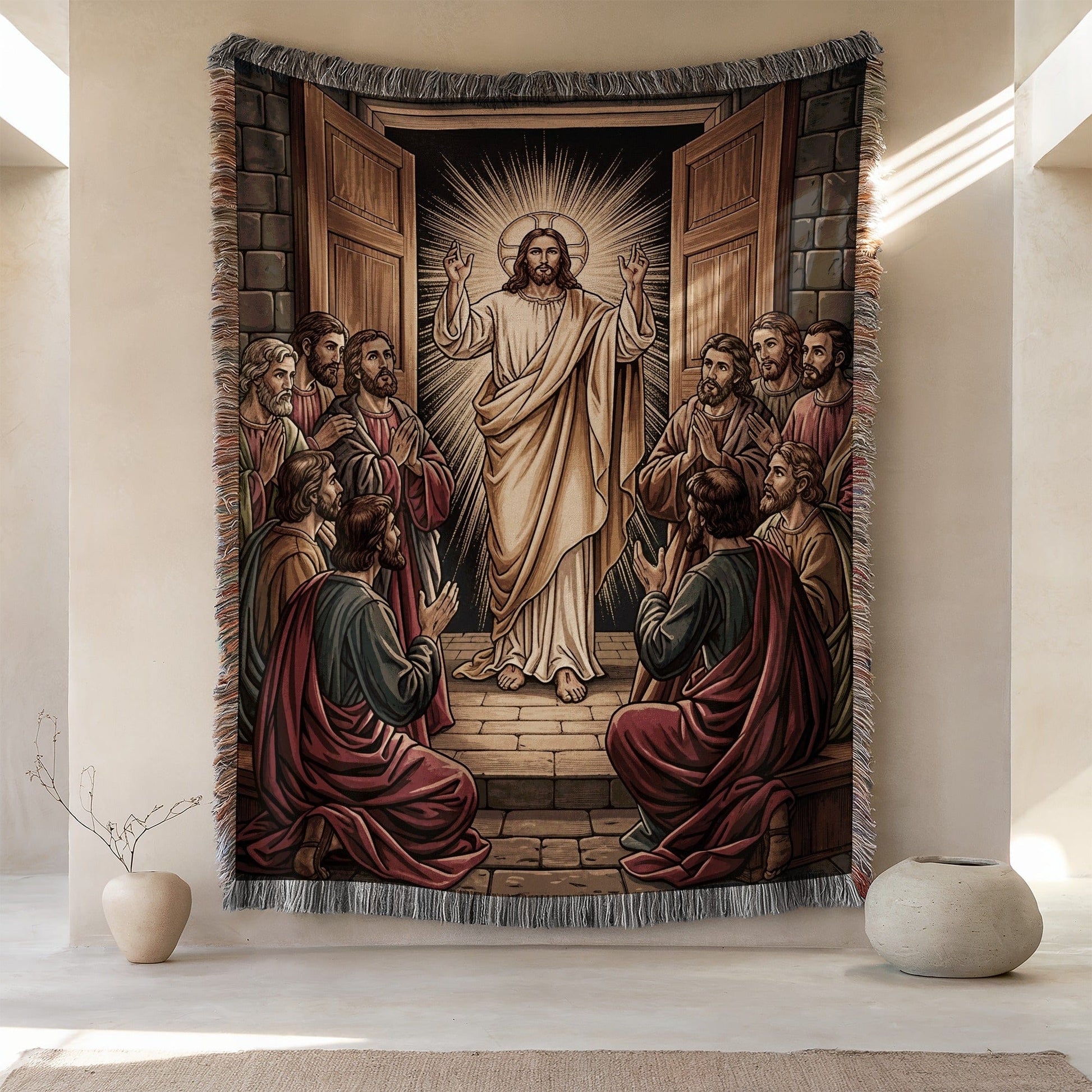 Jesus Christ Sacred Tapestry Wall Hanging Art Decor