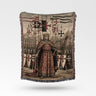 Baldwin IV Jerusalem Crusaders Medieval Art Baldwin IV Woven Blanket