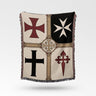 Sacred Crosses Heritage Woven Blanket