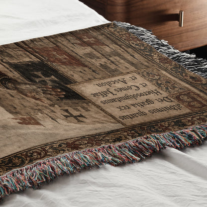 CalmNestStyle Baldwin IV Rex Hierosolymitanus jacquard woven blanket
