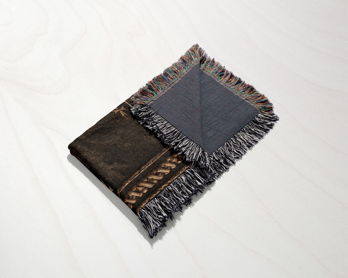 MyDesigns Hospitaller Knights – The Sea Rampart jacquard woven blanket
