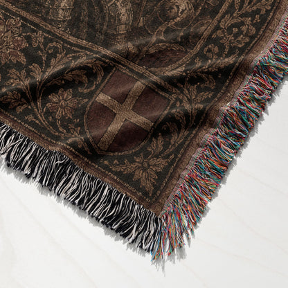 CalmNestStyle Grand Master Jean de Valette Woven Blanket jacquard woven blanket