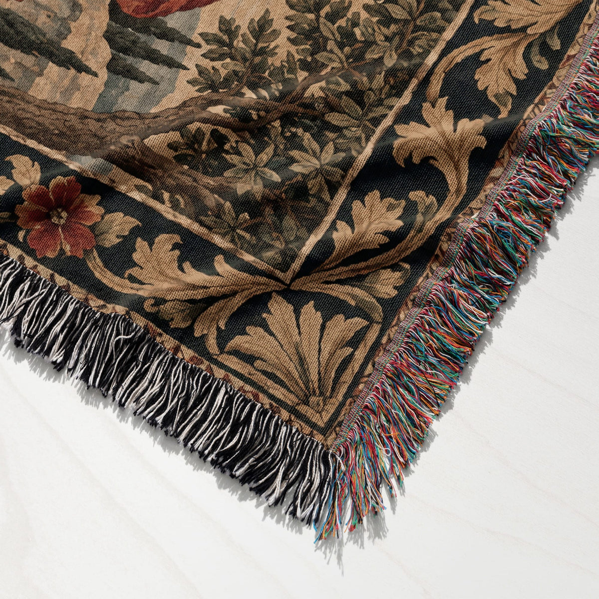 CalmNestStyle Saint George At the River jacquard woven blanket