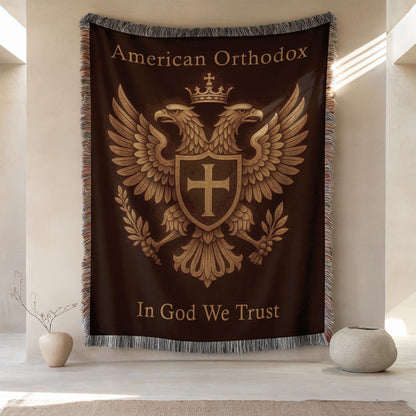 American Orthodox In God We Trust Wall Tapestry