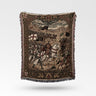 Medieval Legend Templa Woven Blanket