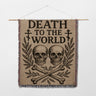 Death to the World Orthodox Monastic Symbol Tapestry