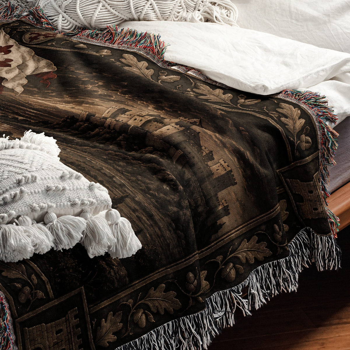 MyDesigns The Great Banner and the Host jacquard woven blanket