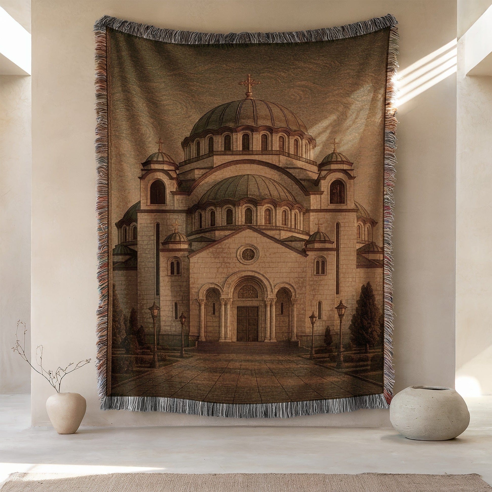 Artistic Building Wall Tapestry for Your Home Decor