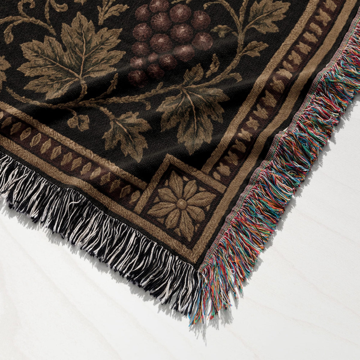 CalmNestStyle Divine Lamb & Dove Tapestry Woven Blanket jacquard woven blanket