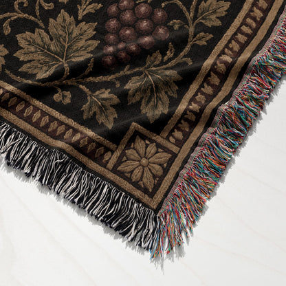 CalmNestStyle Divine Lamb & Dove Tapestry Woven Blanket jacquard woven blanket