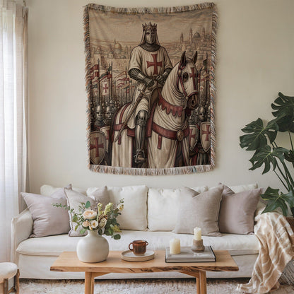 Medieval Knight Tapestry Wall Hanging Art Decor