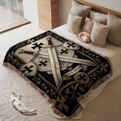 House of Anderson Medieval Knight Customized Blanket