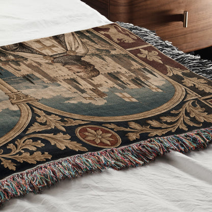 CalmNestStyle Kings of Christendom Triptych jacquard woven blanket