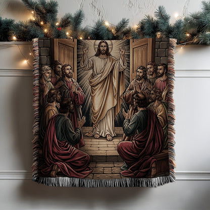 Jesus with Disciples Tapestry Picturing Sacred Moment