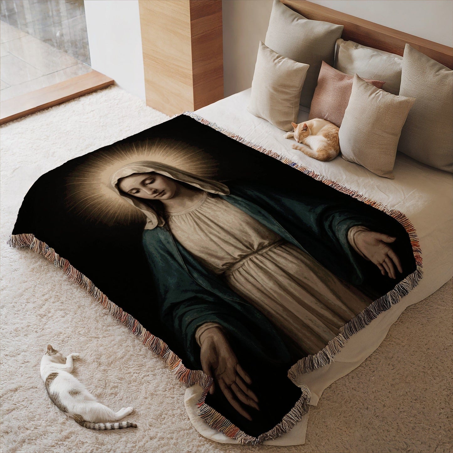 Beautiful Blanket with Serene Artwork Design