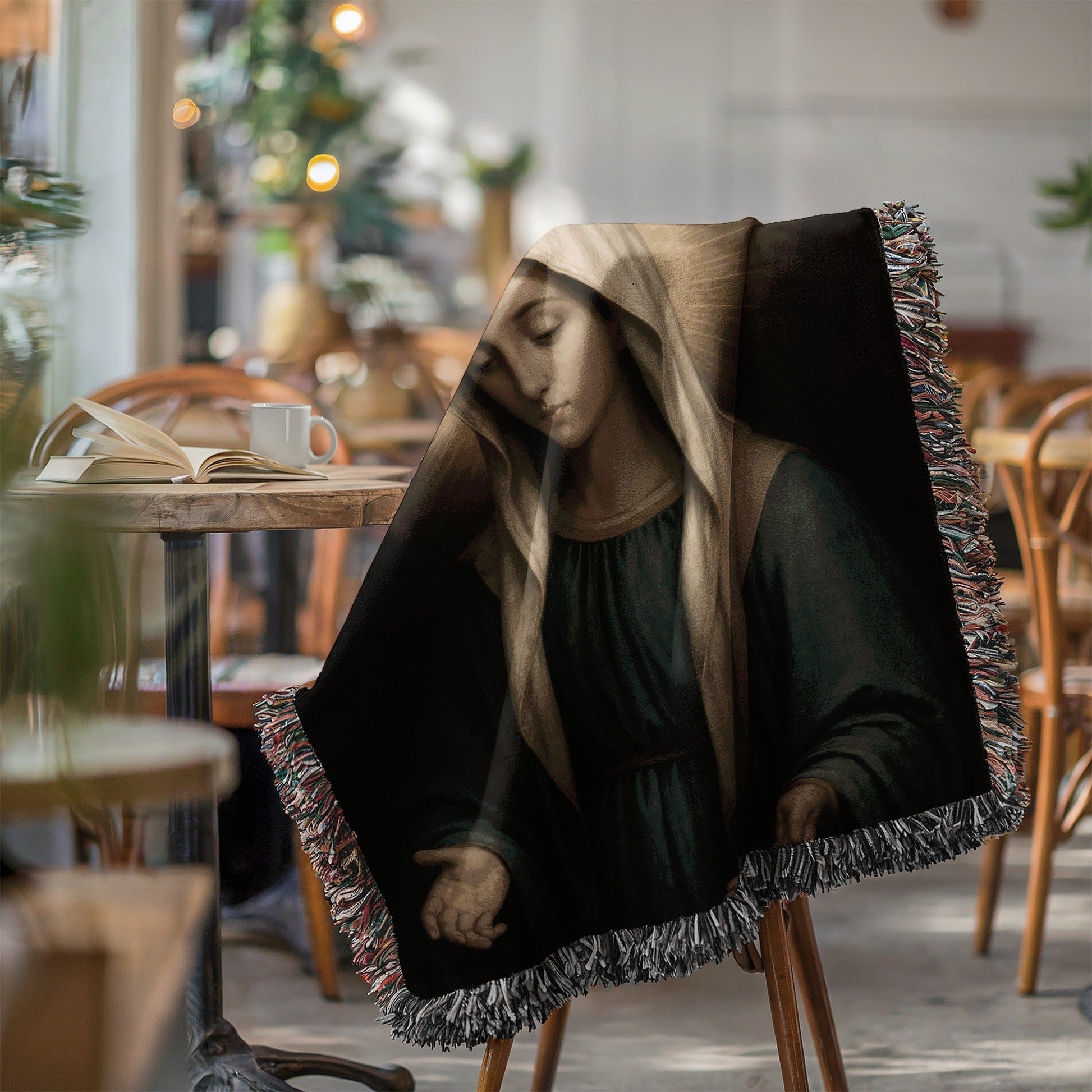 Divine Serenity Art Print Throw Blanket