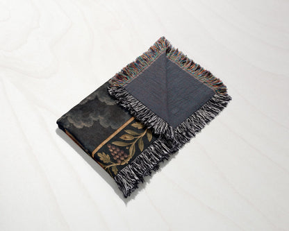 CalmNestStyle Noahs Ark with Rainbow and Dove jacquard woven blanket
