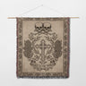 Orthodox Death To The World Symbols Tapestry