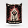 Last Templar Flame Knights Woven Blanket