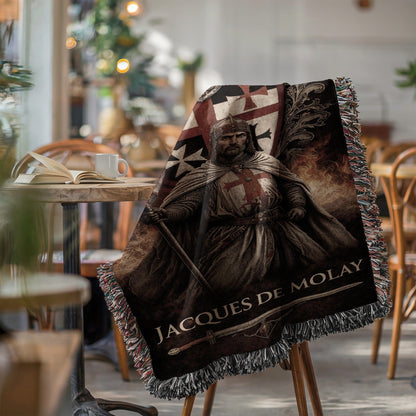 Jacques De Molay Knight Templar Inspired Blanket