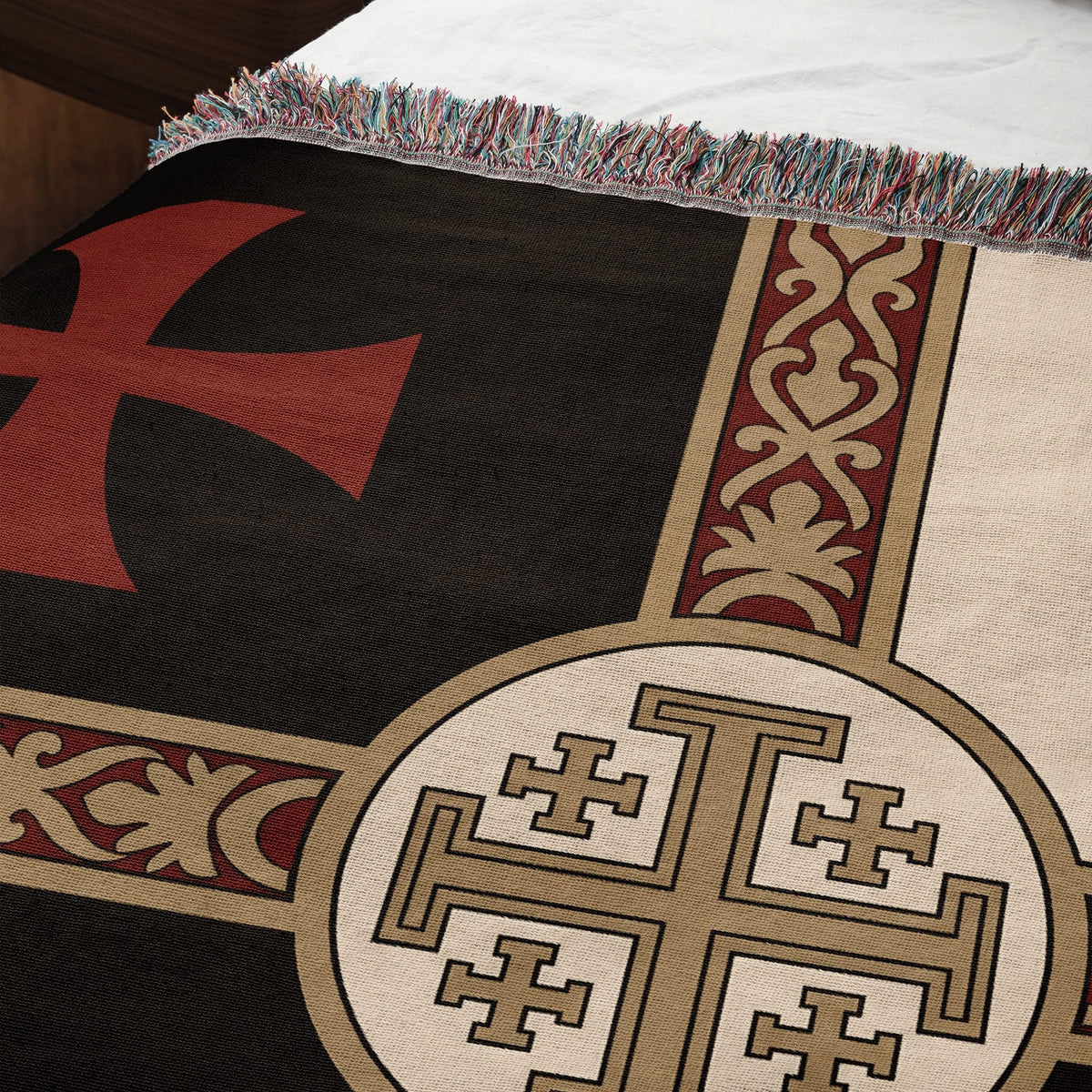 MyDesigns Ancient Orders I Night jacquard woven blanket