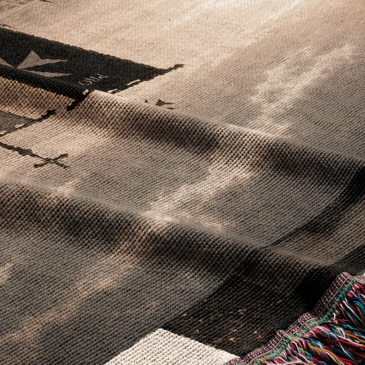 CalmNestStyle Non Nobis Domine Templar Knights jacquard woven blanket