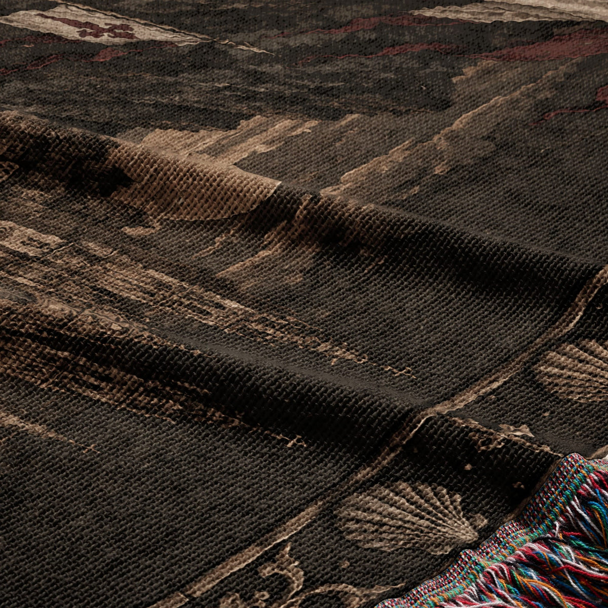 MyDesigns Order of Santiago – The Mountain Pass jacquard woven blanket