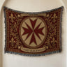 Eight Point Maltese Woven Blanket I Name & Est. Date