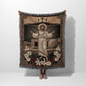 Jesus Christ Resurrection Woven Blanket