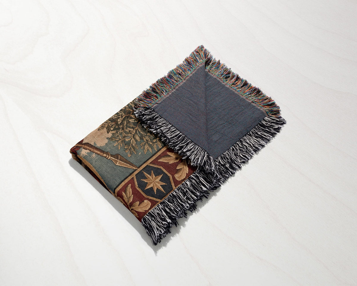 CalmNestStyle Saint George Sunset Over the Sea jacquard woven blanket