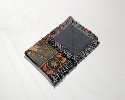 CalmNestStyle Saint George Sunset Over the Sea jacquard woven blanket