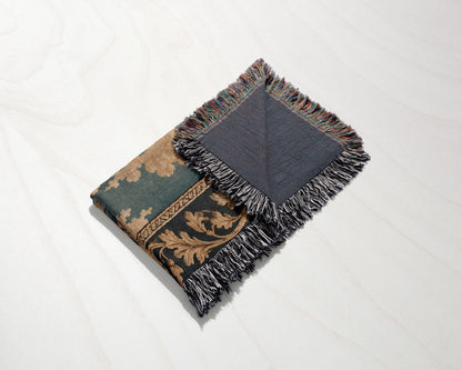 CalmNestStyle Richard the Lionheart Charging jacquard woven blanket