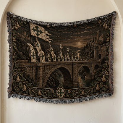 MyDesigns Order of Alcántara – The Roman Bridge jacquard woven blanket