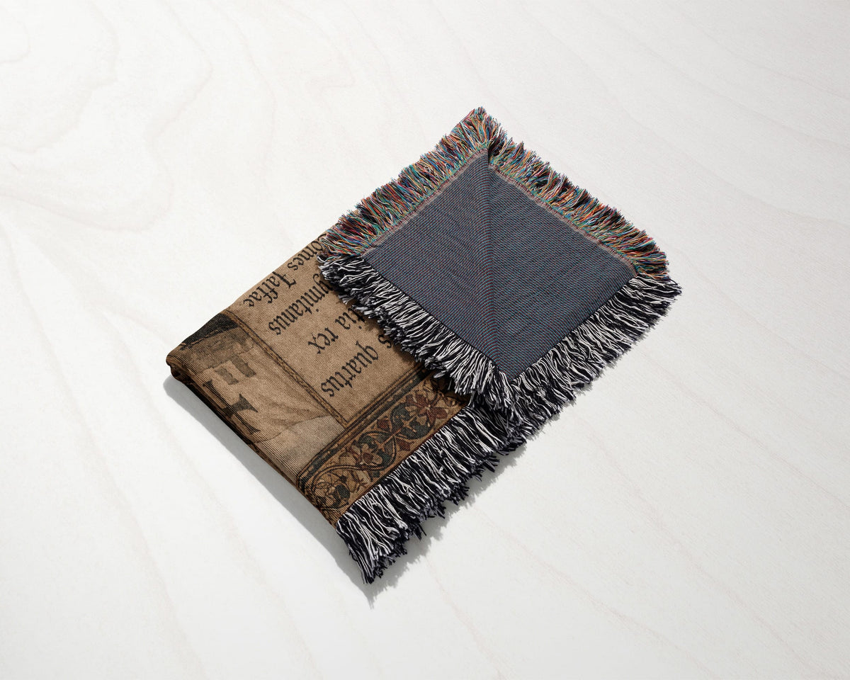 CalmNestStyle Baldwin IV Rex Hierosolymitanus jacquard woven blanket