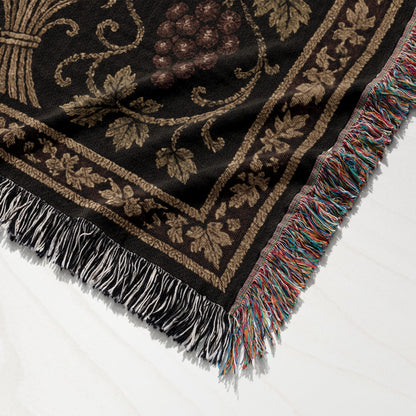 CalmNestStyle Sacred Agnus Dei Heritage Woven Blanket jacquard woven blanket