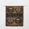 Orthodox Death to the World Sacred Symbols Monastic Tapestry