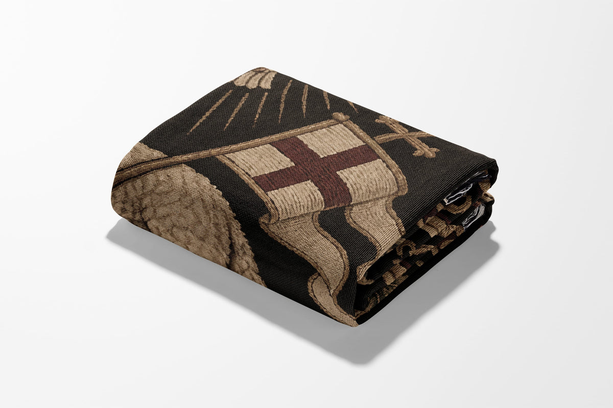 CalmNestStyle Divine Lamb & Dove Tapestry Woven Blanket jacquard woven blanket