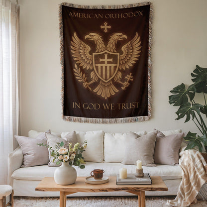 American Orthodox In God We Trust wall hanging
