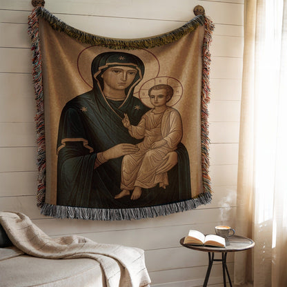 Iconic Religious Art Wall Hanging Tapestry